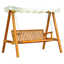 Outsunny canopy porch swing