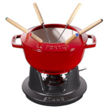 Staub cheese fondue set