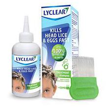 Lyclear lice shampoo